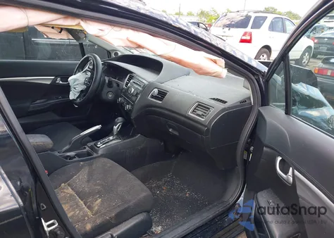 2013 Honda Civic Ex из США, поврежденный, VIN 19XFB2F83DE210585